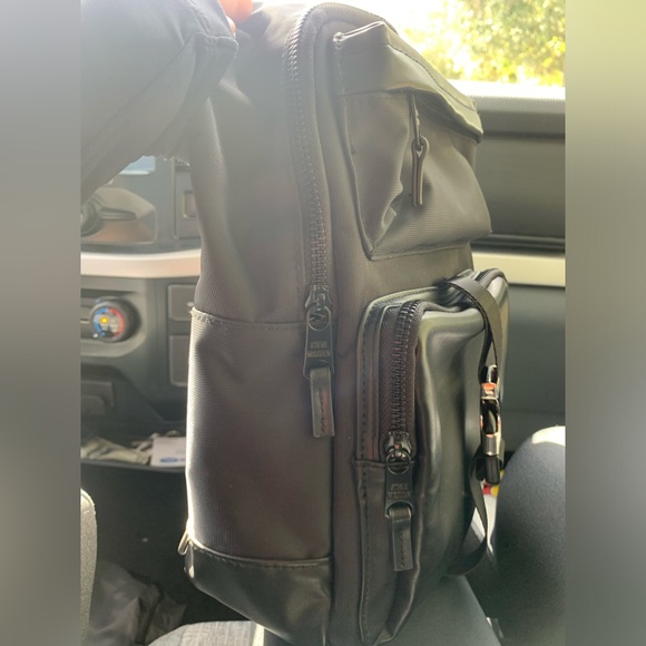 Steve Madden Mini Satchel Backpack in All Black - Picture 4 of 5